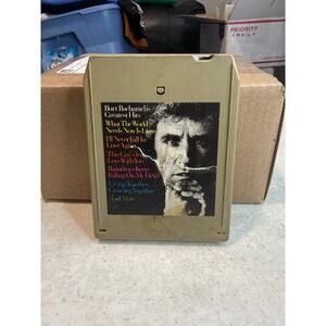 Burt Bacharach's Greatest Hits 8-Track Tape 1973 A&M Records 8T-3661 Pop Lounge